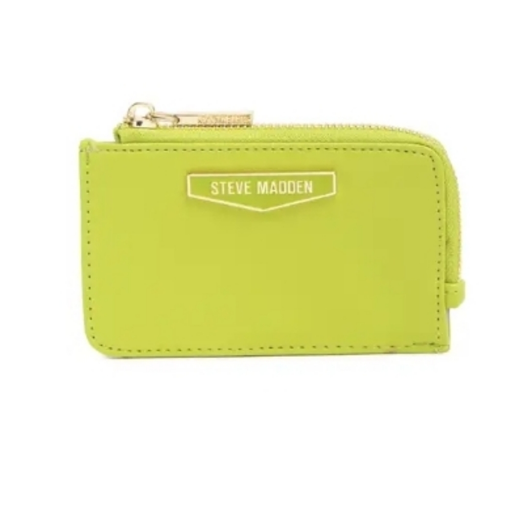 STEVE MADDEN Geen Apple B Slim Zip Around Card Case - Picture 2 of 4